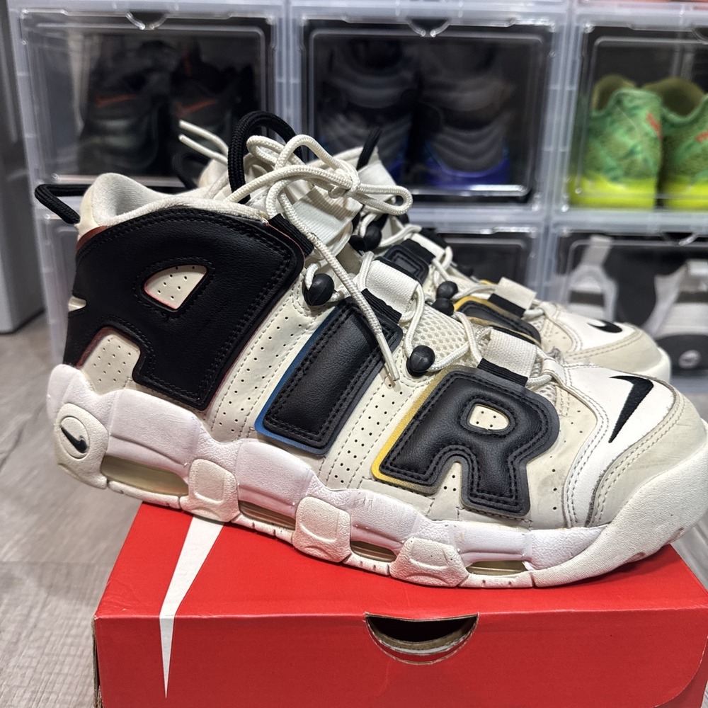 Nike Mens Air More Uptempo 96 Basketball Shoes DM1297-100 size 11 men